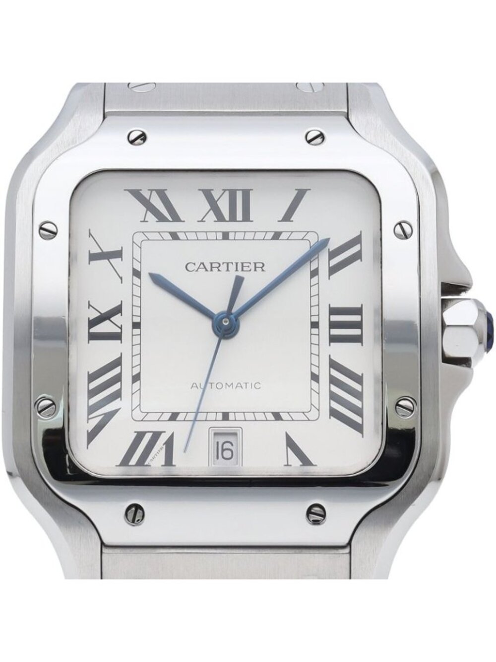 Cartier Santos de Cartier Watch LM SS Silver